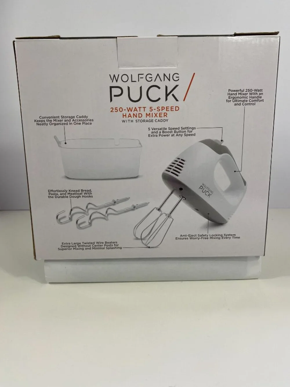 Wolfgang Puck 5 Speed 250 Watt Hand Mixer
